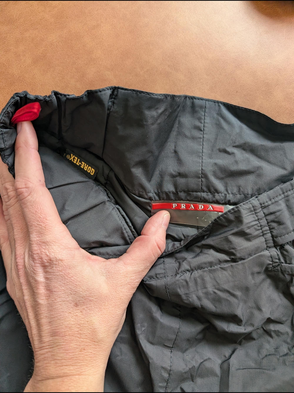 Prada Black Down-snow Pants Size 44